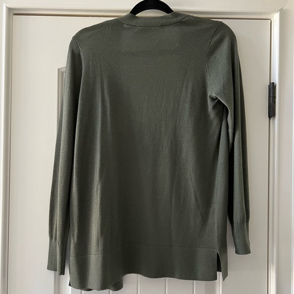 Loft Olive Green Cardigan - Picture 2 of 4